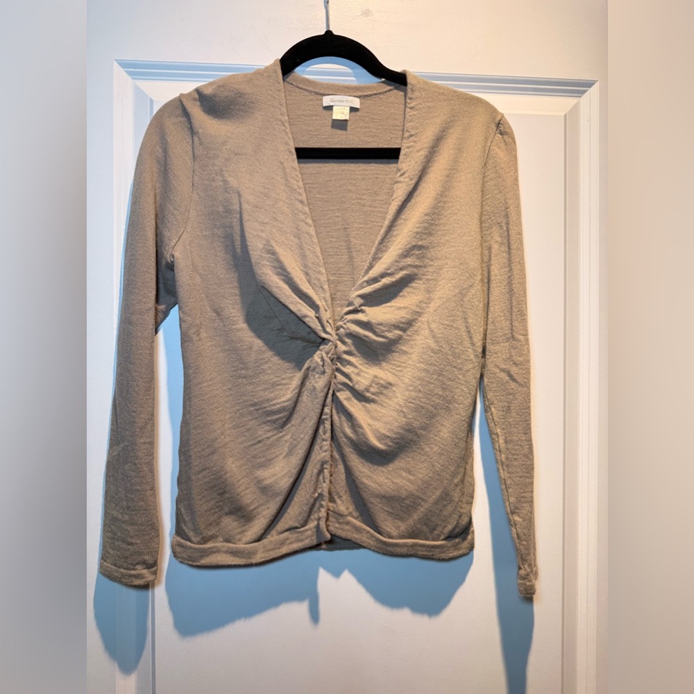 Garnet Hill 100% Merino Wool cardigan